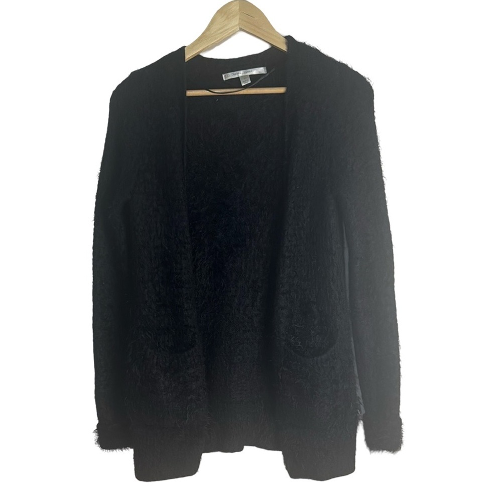 LC Lauren Conrad Black Open-Front Cardigan Sweater